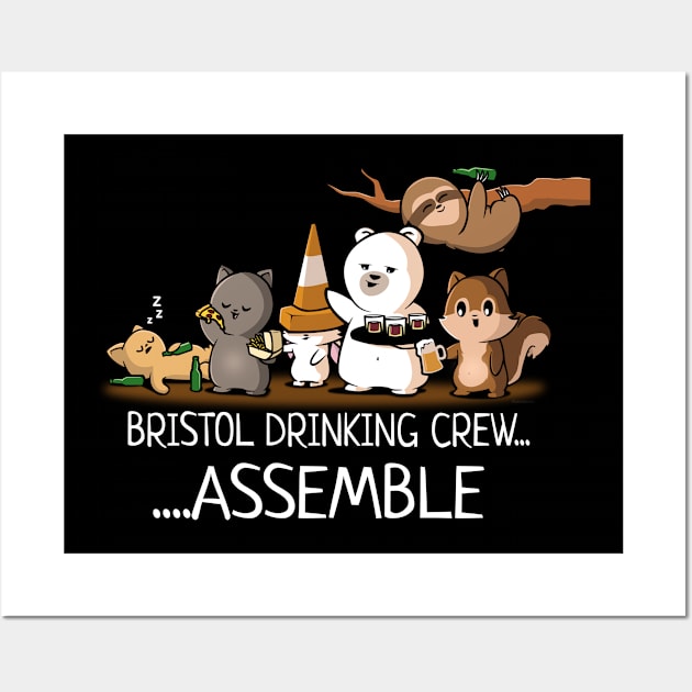 Bristol Drinking Crew... Assemble Wall Art by Made In Norton